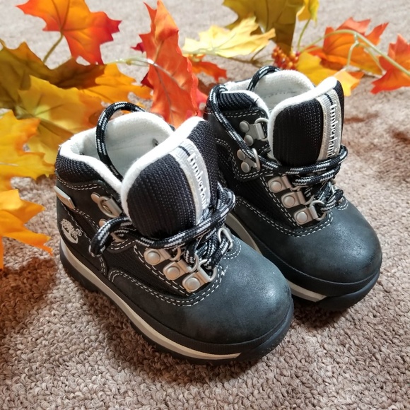 Timberland Other - Timberland black leather Euro hiker toddler boots